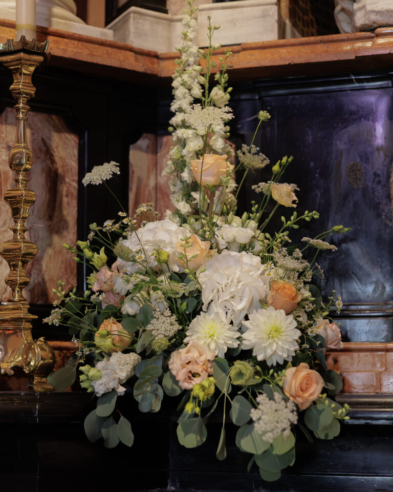 Composizione Matrimonio tonalità pastello